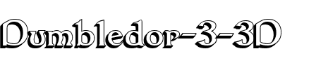 Dumbledor 3 3D Regular.ttf