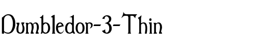 Dumbledor 3 Thin Regular.ttf