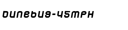 Dunebug 45MPH Regular.ttf