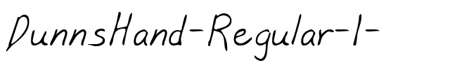 DunnsHand Regular.ttf
