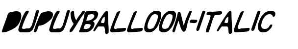 DupuyBALloon Italic.ttf