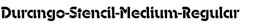 Durango-Stencil-Medium Regular.ttf