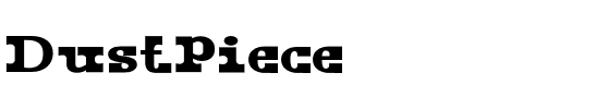 DustPiece Regular.otf