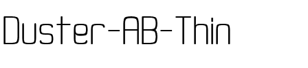 Duster AB Thin.ttf