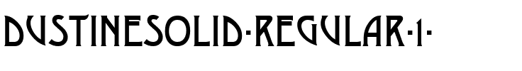 DustineSolid Regular.ttf
