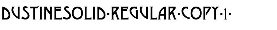 DustineSolid Normal.ttf