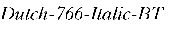Dutch766 BT Italic.ttf
