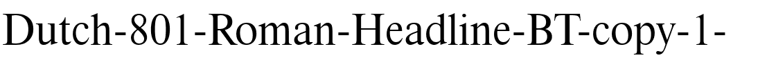 Dutch801 RmHd BT Roman.ttf