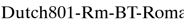Dutch801 Rm BT Roman.ttf