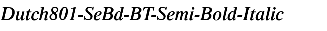 Dutch801 SeBd BT Semi-Bold Italic.ttf