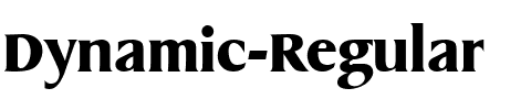 Dynamic Regular.ttf