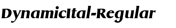 DynamicItal Regular.ttf