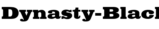 Dynasty Black Ext. Regular.ttf