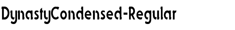 DynastyCondensed Regular.ttf