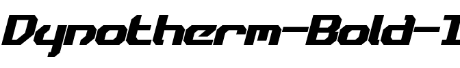 Dynotherm Bold Italic.otf