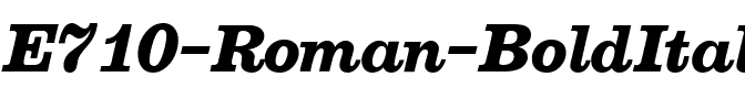 E710-Roman BoldItalic.ttf