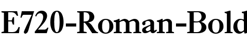 E720-Roman Bold.ttf