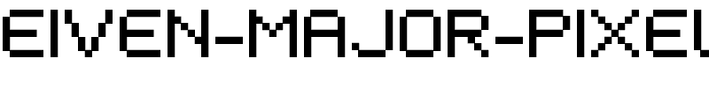 EIVEN MAJOR Pixel.ttf