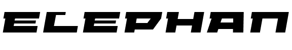ELEPHANT A Oblique ELEPHANT A Oblique.ttf
