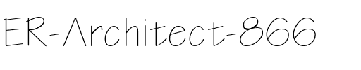 ER Architect 866 Regular.ttf