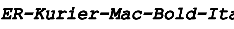 ER Kurier Mac Bold Italic.ttf