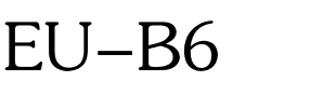 EU-B6 Regular.ttf