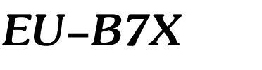 EU-B7X Regular.ttf