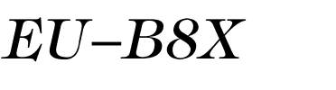 EU-B8X Regular.ttf