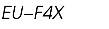EU-F4X Regular.ttf
