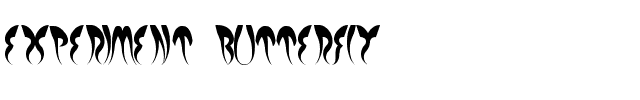 EXPERIMENT BUTTERFLY Normal.ttf