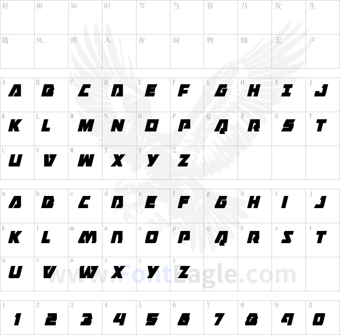 Eagle-Strike-Condensed-Italic
