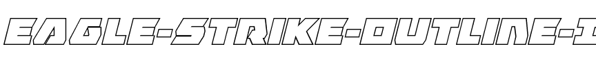Eagle Strike Outline Italic Outline Italic.ttf
