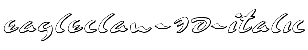 Eagleclaw 3D Italic Italic.ttf