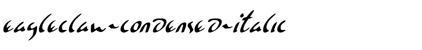 Eagleclaw Condensed Italic Condensed Italic.ttf