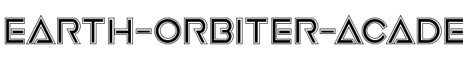Earth Orbiter Academy Regular.ttf