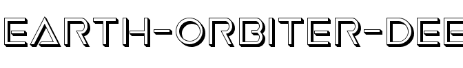Earth Orbiter Deep 3D Regular.ttf