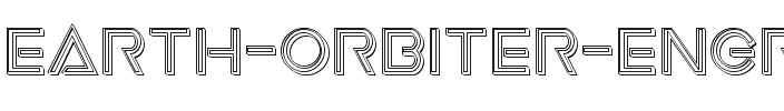 Earth Orbiter Engraved Regular.ttf