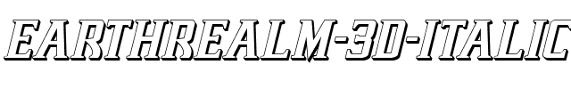 Earthrealm 3D Italic Italic.ttf
