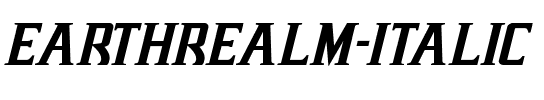 Earthrealm Italic Italic.ttf