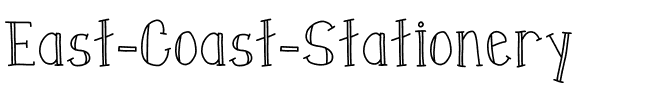 East Coast Stationery Medium.ttf