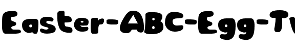 Easter ABC Egg Two Normal.ttf