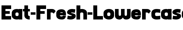 Eat Fresh Lowercase Normal.ttf