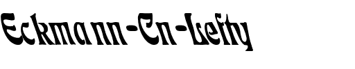 Eckmann Cn Lefty Regular.ttf
