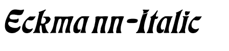 Eckmann Italic Italic.ttf