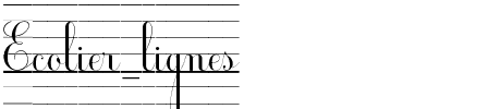 Ecolier_lignes Regular.ttf