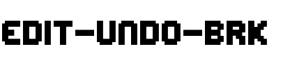Edit Undo BRK Regular.ttf