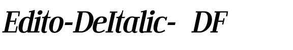 Edito DeItalic Regular.ttf