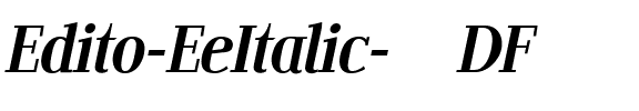 Edito EeItalic Regular.ttf