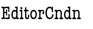 EditorCndn Regular.ttf