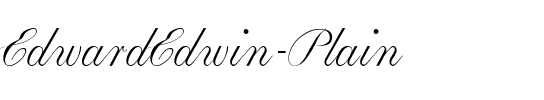 EdwardEdwin Plain.ttf